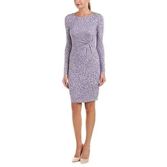 NWT St. Emile Hugo Amethyst Dress Women's Sz 8 Purple Gray - Picture 1 of 10